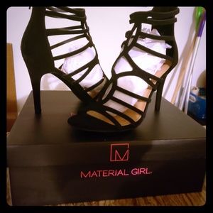 Black Gladiator Heels